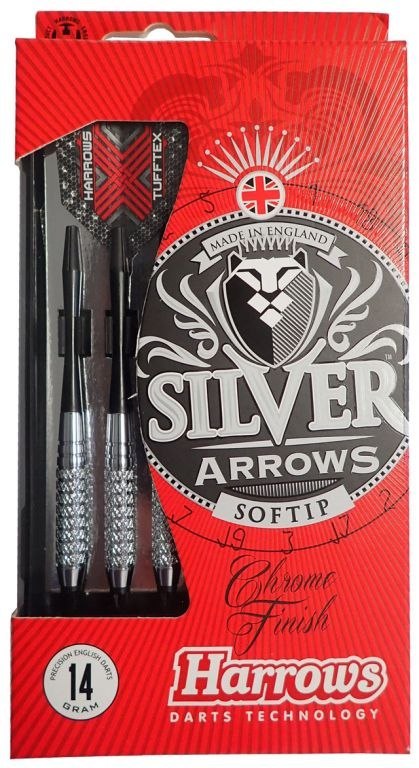 Rzutki z plastikową końcówką HARROWS SOFT SILVER ARROW 18g