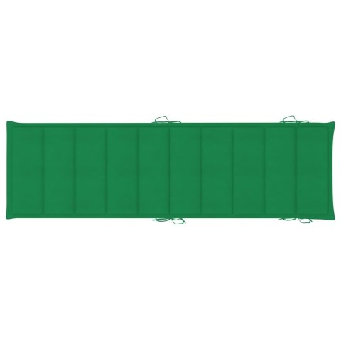 Leżaki z poduszkami, 2 szt., lite drewno akacjowe