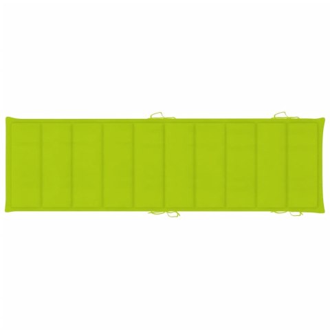 Leżaki z poduszkami i stolikiem, 2 szt., lite drewno akacjowe