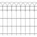 Obrzeże ogrodowe, malowane proszkowo żelazo, 10x0,65 m