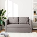 Sofa podłogowa 2-w-1, kolor taupe, 112x174x55 cm, tkanina