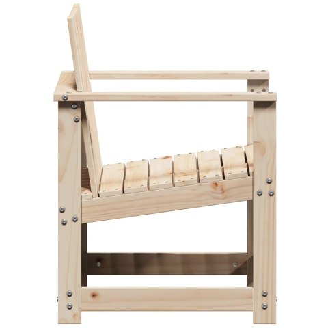 Krzesło ogrodowe, 62x56x77 cm, lite drewno sosnowe