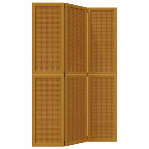 Parawan pokojowy, 3-panelowy, lite drewno paulowni