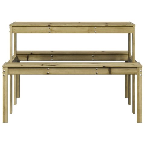 Stół piknikowy, 110x134x75 cm, impregnowane drewno sosnowe