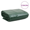 Plandeka, zielona, 2,5x4,5 m, 650 g/m²