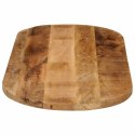 VidaXL Blat stołu, 80x40x2,5 cm, owalny, surowe drewno mango