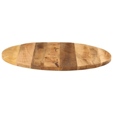 Blat stołu, Ø 70x3,8 cm, okrągły, surowe lite drewno mango Blat stołu, Ø 70x3,8 cm, okrągły, surowe lite drewno mango