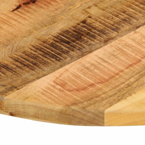 Blat stołu, Ø 70x3,8 cm, okrągły, surowe lite drewno mango Blat stołu, Ø 70x3,8 cm, okrągły, surowe lite drewno mango