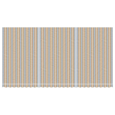Wymienna tkanina do markizy, wielokolorowe paski, 6x3 m
