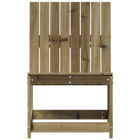 Krzesło ogrodowe, 50,5x55x77 cm, impregnowane drewno sosnowe