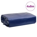 VidaXL Plandeka, niebieska, 4x8 m, 650 g/m²