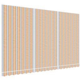 Tkanina do markizy na wymianę, wielokolorowe paski, 5x3 m