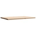 VidaXL Blat do stolika, 80x50x2,5 cm, prostokątny, lite drewno sosnowe