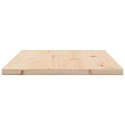 VidaXL Blat do stolika, 80x50x2,5 cm, prostokątny, lite drewno sosnowe