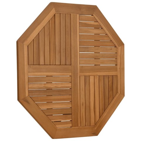 Blat do stolika, 90x90x2,5 cm, ośmiokątny, lite drewno tekowe Blat do stolika, 90x90x2,5 cm, ośmiokątny, lite drewno tekowe