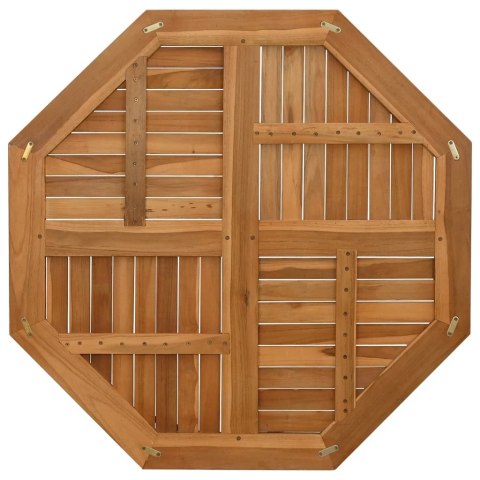 Blat do stolika, 90x90x2,5 cm, ośmiokątny, lite drewno tekowe Blat do stolika, 90x90x2,5 cm, ośmiokątny, lite drewno tekowe