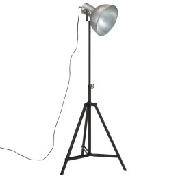 Lampa stojąca, 25 W, srebro vintage, 61x61x90/150 cm, E27