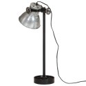 Lampa stołowa, 25 W, srebro vintage, 15x15x55 cm, E27