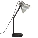 Lampa stołowa, 25 W, srebrny vintage, 17x17x60 cm, E27