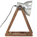 Lampa stołowa, 25 W, srebrny vintage, 30x17x40 cm, E27