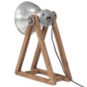 Lampa stołowa, 25 W, srebrny vintage, 30x17x40 cm, E27