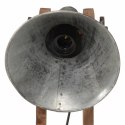 Lampa stołowa, 25 W, srebro vintage, 23x13x52 cm, E27