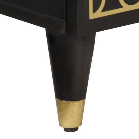 Szafki nocne, 2 szt., 40x33x46 cm, lite drewno mango