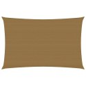 Żagiel przeciwsłoneczny, 160 g/m², taupe, 6x8 m, HDPE