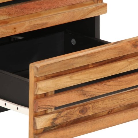 Szafki nocne, 2 szt., 40x34x46 cm, lite drewno akacjowe