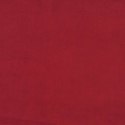 VidaXL 2-osobowa kanapa z 2 poduszkami, winna czerwień, aksamitna
