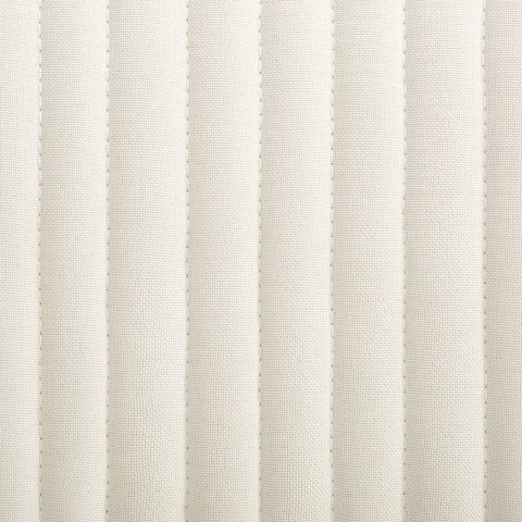 Krzesła stołowe, 6 szt., kremowe, tapicerowane tkaniną