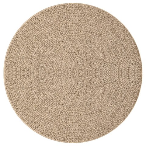 Dywan ZIZUR, 120 cm, stylizowany na jutowy