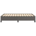 Rama łóżka, szara, 120x200 cm, sztuczna skóra