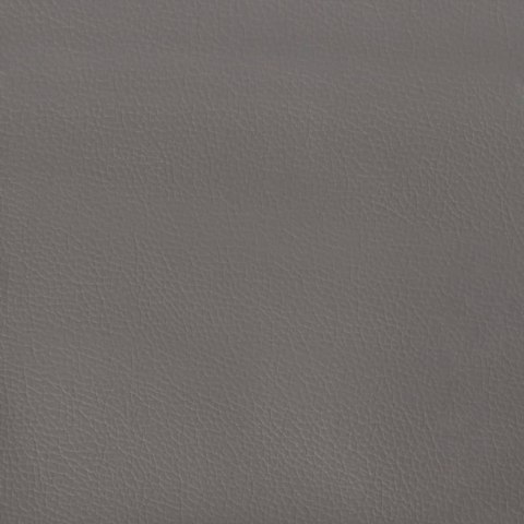 Rama łóżka, szara, 120x200 cm, sztuczna skóra