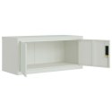 VidaXL File Cabinet Light Gray 35.4"x15.7"x70.9" Steel