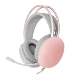 Słuchawki z Mikrofonem Mars Gaming MH-GLOW RGB Różowy