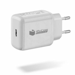 Ładowarka ścienna + kabel-USB-C PcCom Biały 20 W