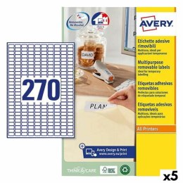 Etykiety do Drukarki Avery Biały 25 Kartki 17,8 x 10 mm (5 Sztuk)