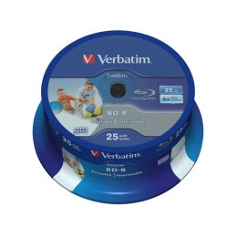 Blu-Ray BD-R do wydruku Verbatim 43811 25 Sztuk