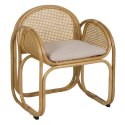 Fotel Naturalny Rattan 63,5 x 58 x 77 cm