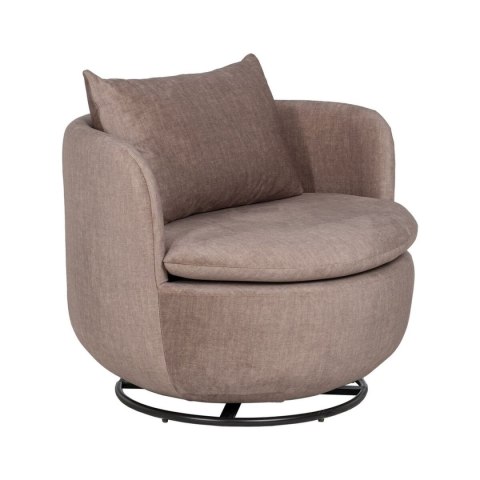 Fotel Taupe Drewno Żelazo 84 x 74 x 66 cm