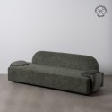 Sofa Kolor Zielony Drewno Foam 222 x 92 x 70 cm