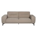 Kanapa 3-osobowa Taupe Drewno 220 x 87 x 85 cm