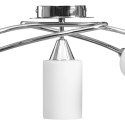 Lampa sufitowa z ceramicznymi kloszami na 5 żarówek E14, biała