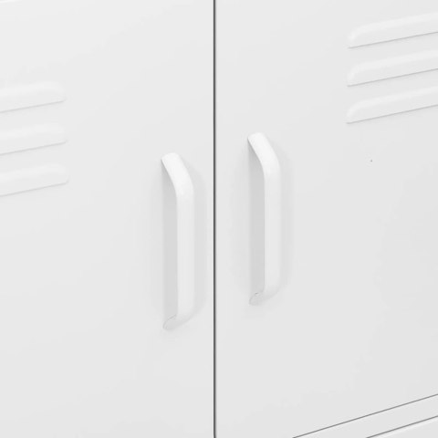 Szafka, biała, 80x35x101,5 cm, stalowa