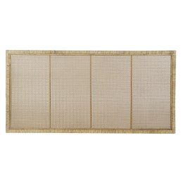 Zagłówek do łóżka DKD Home Decor Brązowy Rattan (160 x 3 x 80 cm)