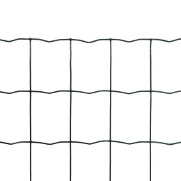 Euro ogrodzenie, stalowe, 10 x 1,2 m, zielone