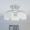 Lampa sufitowa, 5 żarówek E14, klosze w kształcie elipsy, 200 W