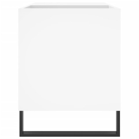 Szafka na płyty, biała, 85x38x48 cm, materiał drewnopochodny