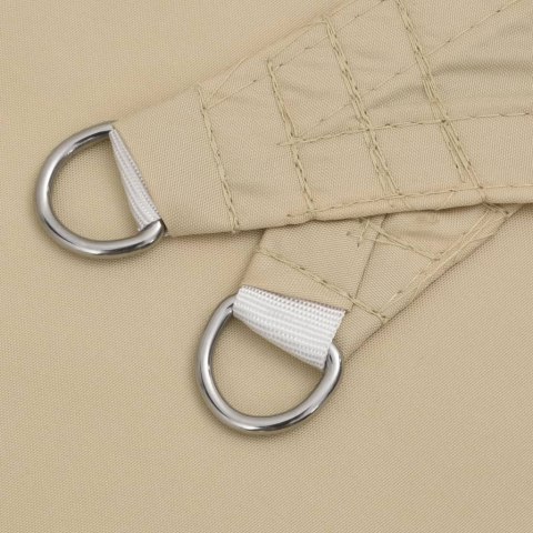 Żagiel ogrodowy, tkanina Oxford, kwadratowy, 4 x 4 m, beżowy